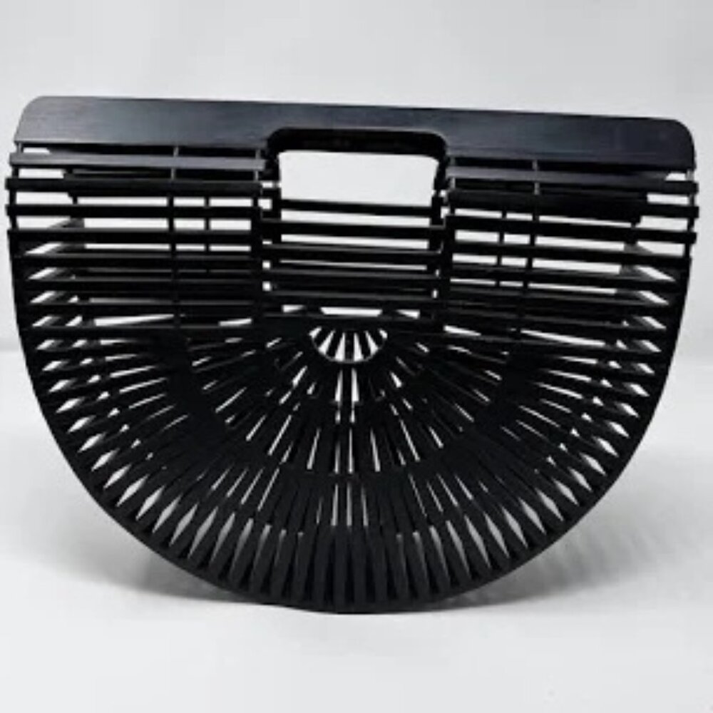 Cult Gaia Black Bamboo Arc Bag - Picture 3 of 6